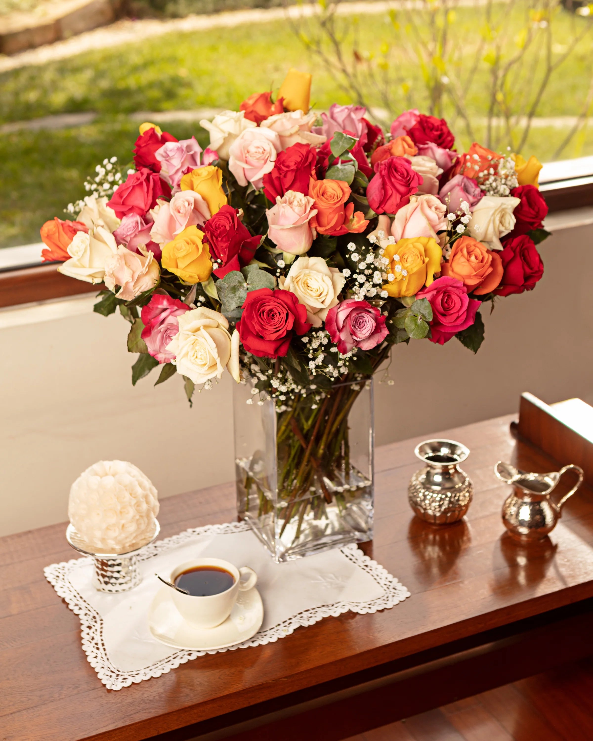 Fresh Cut Roses Bouquet for Delivery, Birthday Gift for Women M6014