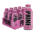 Prime Hydration Drink Sports Beverage "STRAWBERRY WATERMELON," Naturally Flavored, 10% Coconut Water, 250mg BCAAs, B Vitamins, Antioxidants, 834mg Electrolytes, Only 20 Calories per 16.9 Fl Oz Bottle