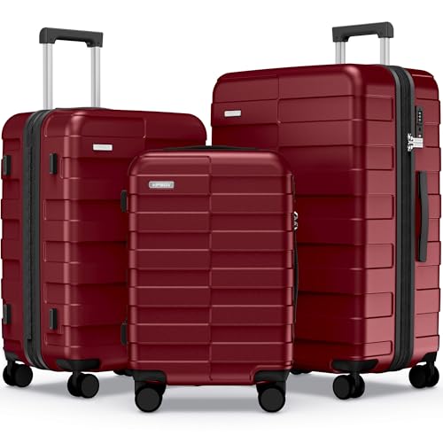 3 Piece Hardside Expandable Luggage Set with TSA Lock Spinner Wheels L24758