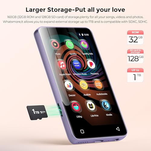 160GB Bluetooth WiFi MP3 Player with 4" Touch Screen G8252