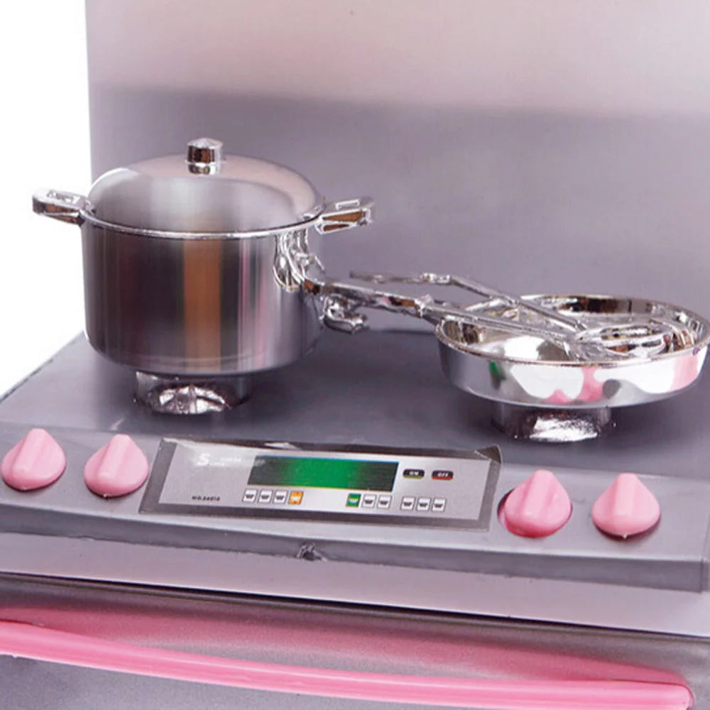 Mini Kids Kitchen Pretend Play Cooking Set with Stove O430