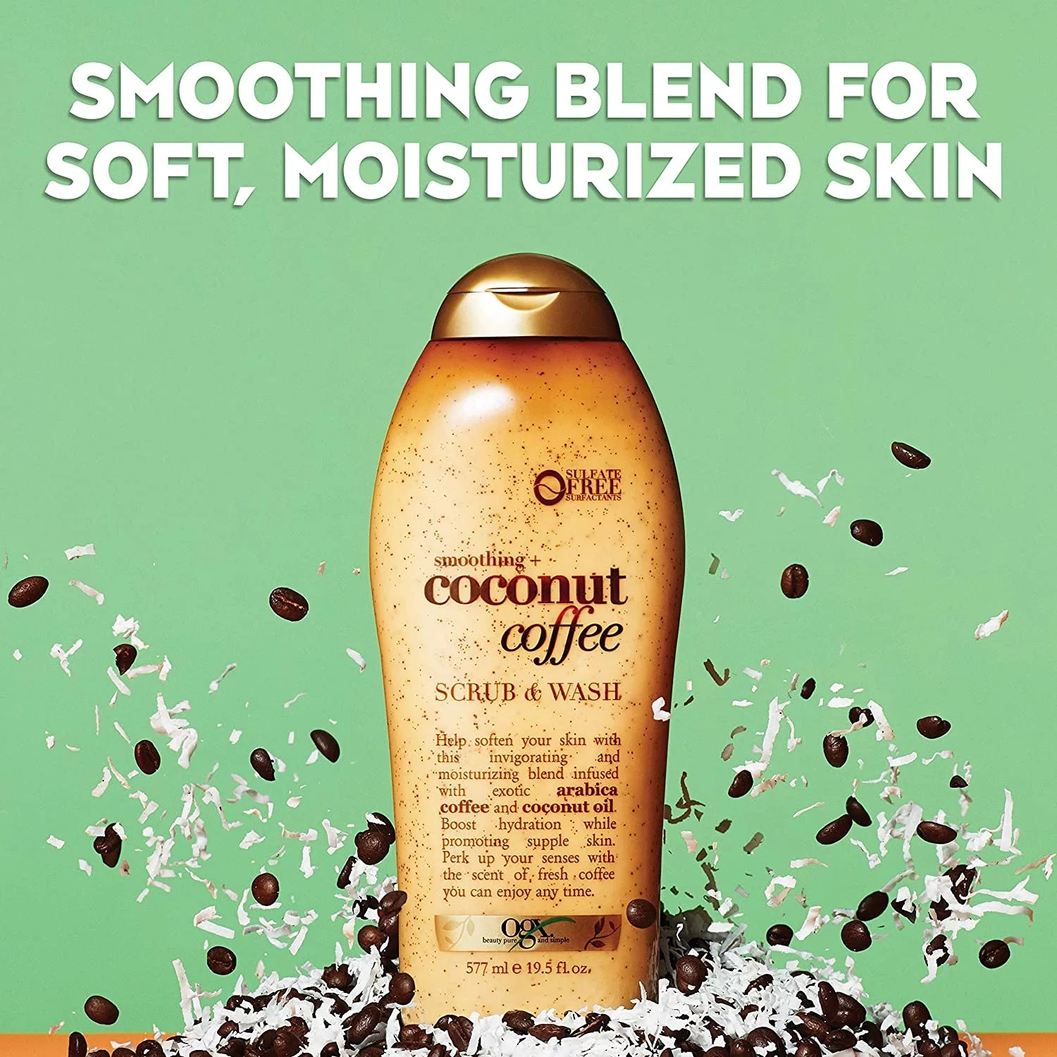 Coconut Coffee Body Scrub & Wash, 5 Pack J76781
