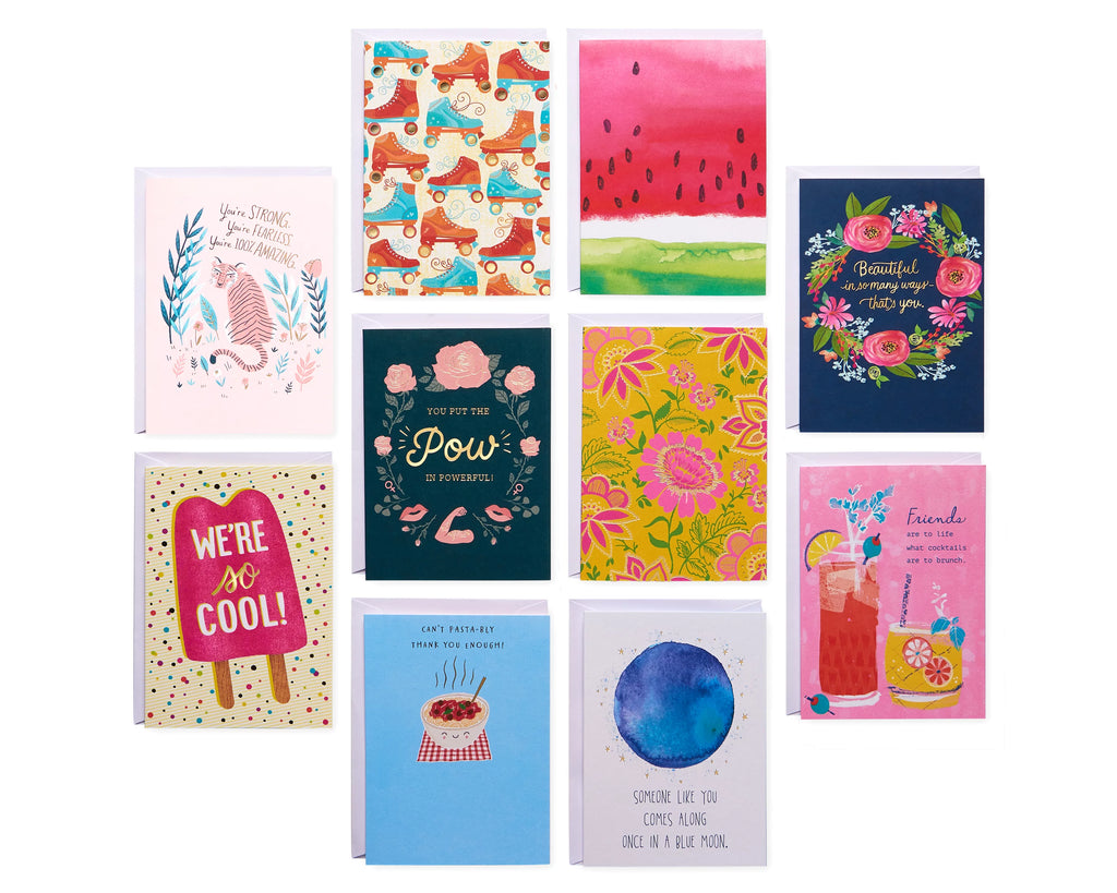 All-Occasion Cards Assortment, Birthday, Thank You & More (40-Count) N210