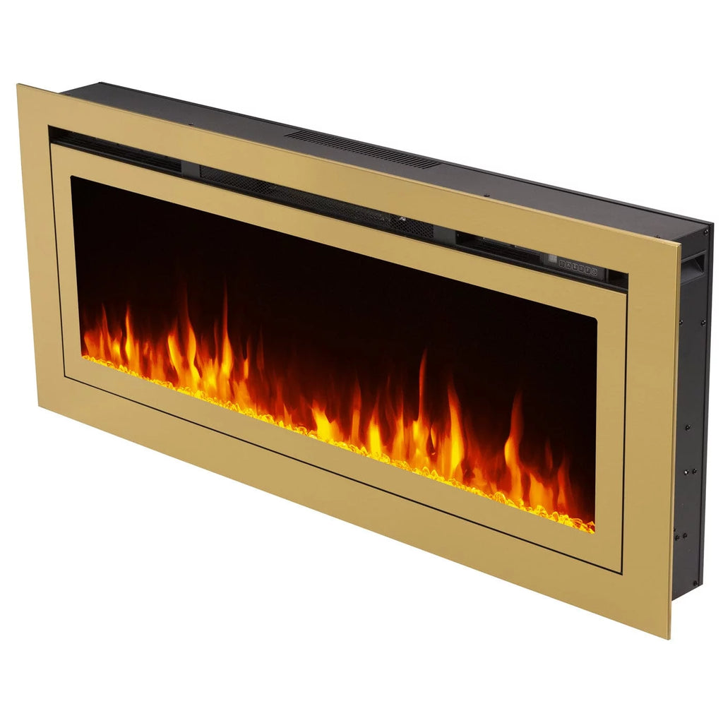 Recessed Smart Electric Fireplace 60 Inch E54384