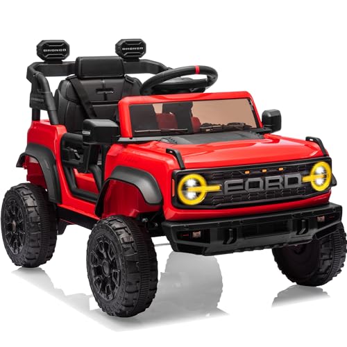 24V Ride on Car for Big Kids, 2 Seater with Remote Control, 4-Wheeler Suspension, 3 Speeds, LED Lights D981