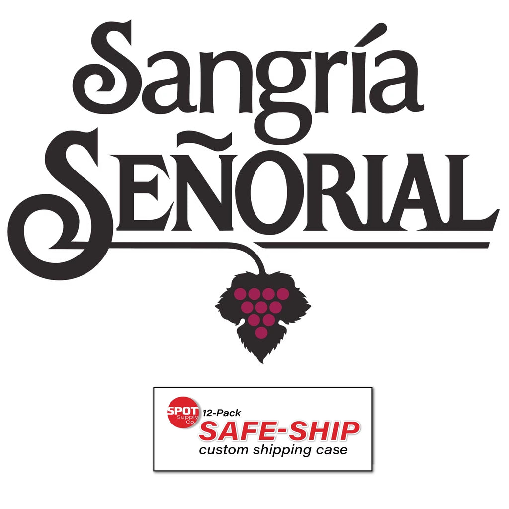 Sparkling Non-Alcoholic Sangria 12-Pack Glass Bottles V1660