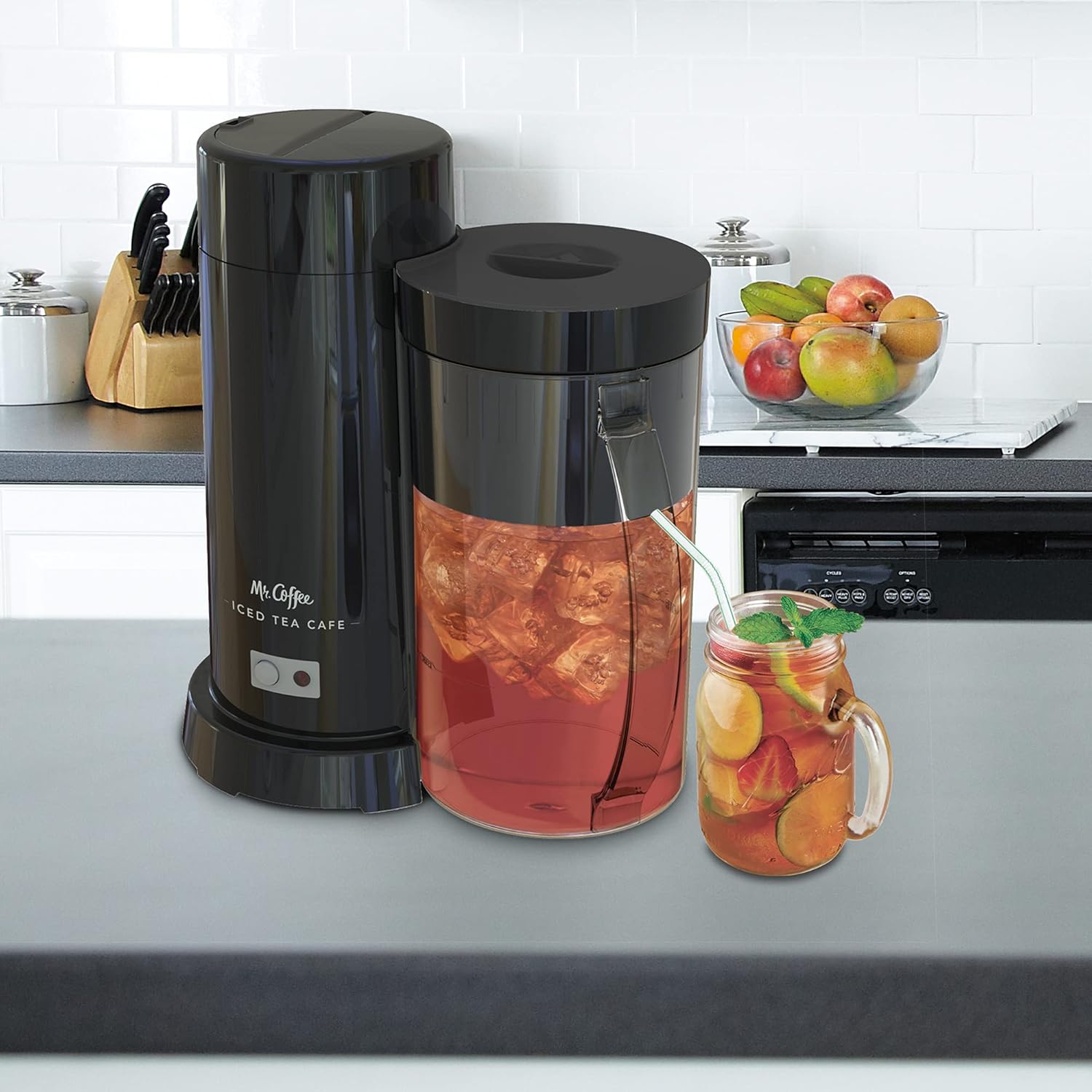 Iced Tea & Iced Coffee Maker, 2-Quart, Black B969319