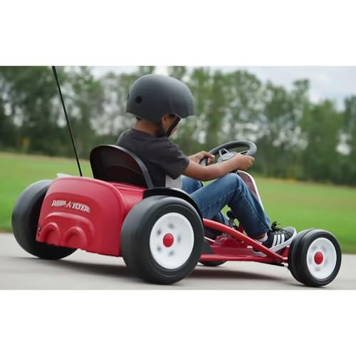 Kids Electric Go-Kart with Adjustable Seat, Grey X830256