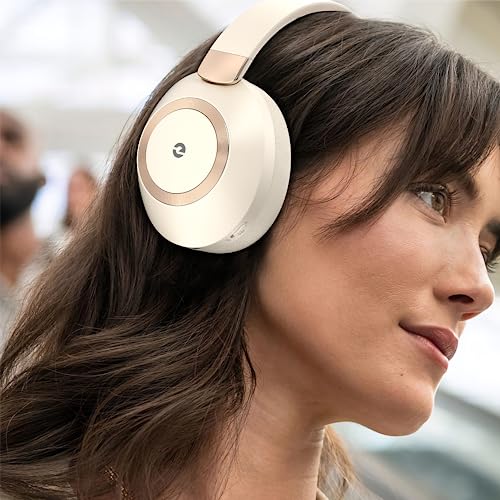 Wireless Over Ear Headphones with Active Noise Cancelling and Microphone T4812