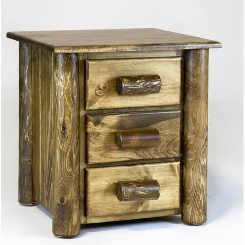 3 Drawer Nightstand - Unfinished H1852