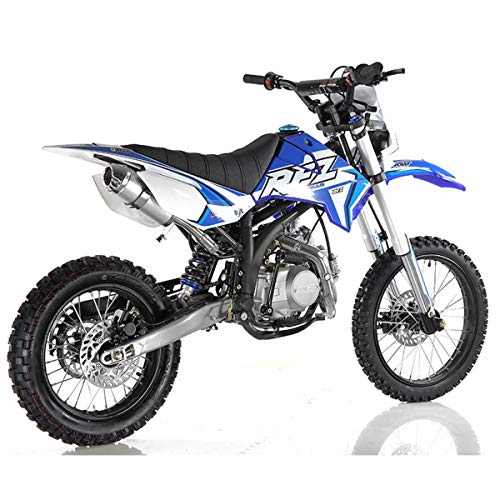 125cc Gas Dirt Pitbike with Headlight, Black Q764383