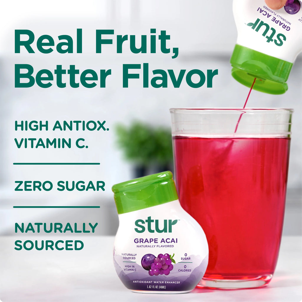 Grape Liquid Water Enhancer Drink Mix, 1.62 fl oz (10 Pack) H5090