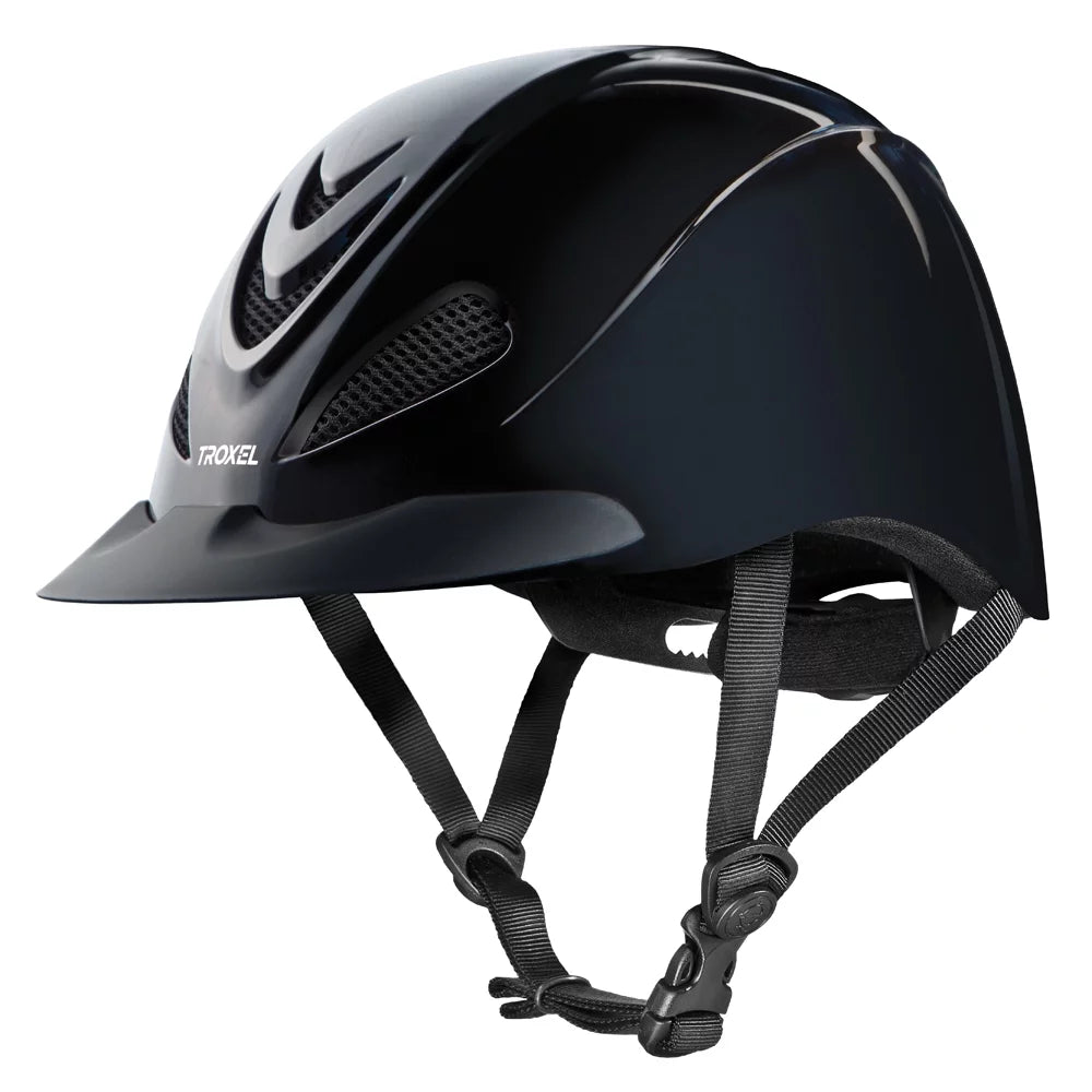 22TX Sml Troxel Liberty Black Low Profile Schooling All Purpose Riding Helmet