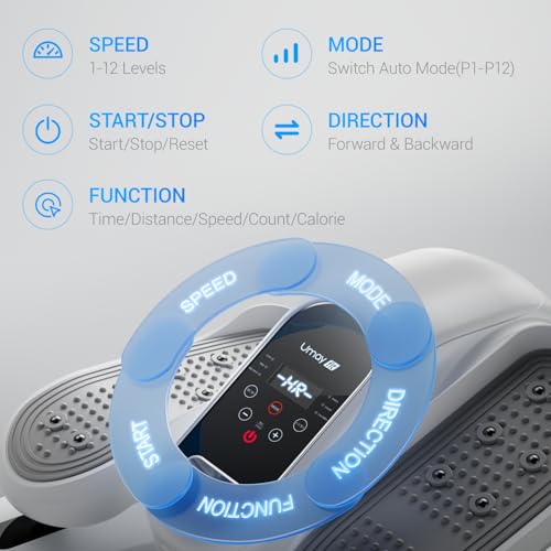 Under Desk Elliptical Machine, Portable Seated Leg Exerciser with Remote Z85620
