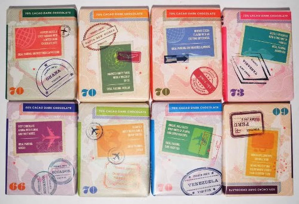 Chocolate Passport Single Origin 8 x 45g Bars P314129