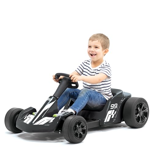 12V Battery Powered Ride-On Go Kart, Black G786297