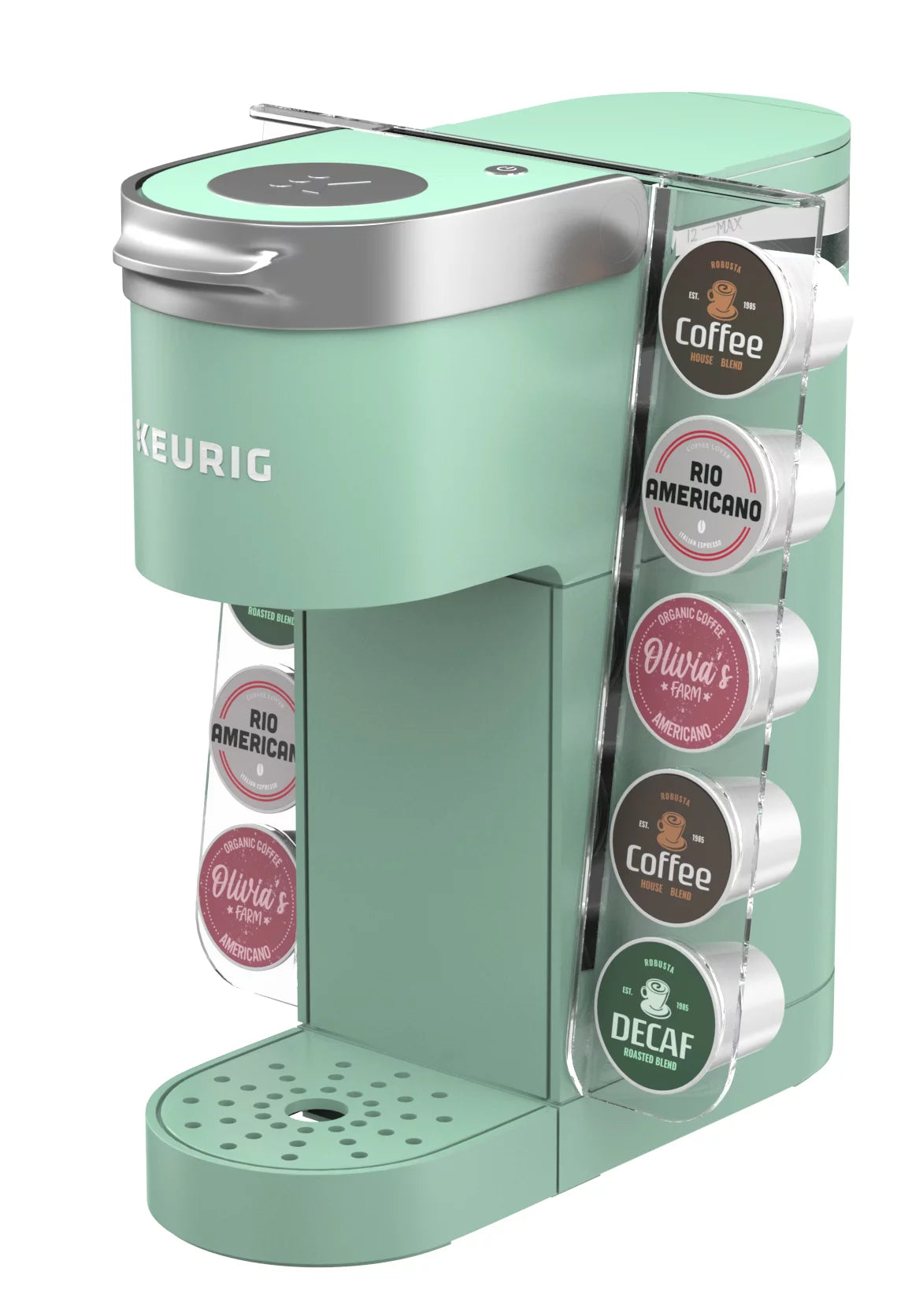 Acrylic K-Cup Coffee Pod Storage Organizer for Keurig Mini V795