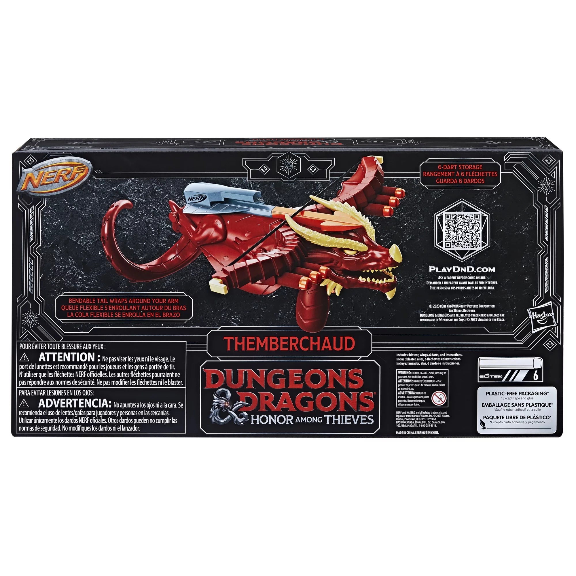 Dungeons & Dragons Themberchaud Blaster with 6 Elite Darts F229223