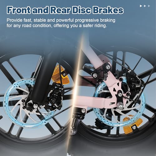 Electric Bike for Adults, 16" Fat Tire, 500W Motor, 20MPH W5814