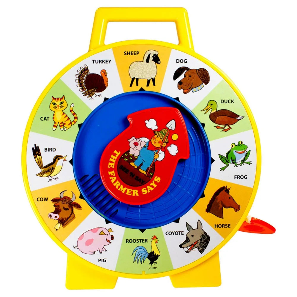 Fisher Price Classic Farmer Says See 'n Say Preschool Toy