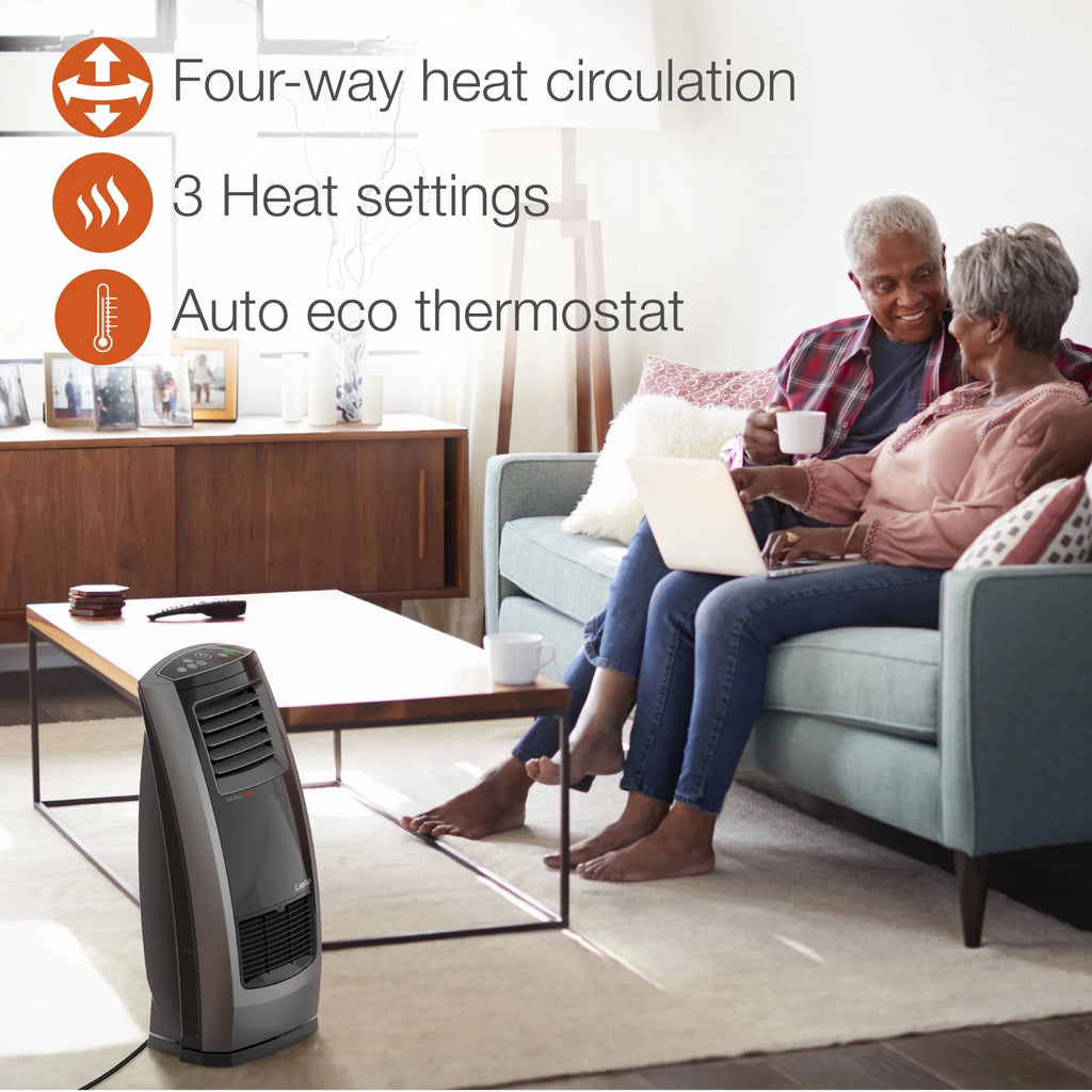 Ceramic Room Heater with Remote, 1500W D804686