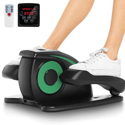 Under Desk Elliptical Machine - Quiet Pedal Exerciser for Seniors, Office & Home, Low-Impact Seated Leg Workout Equipment U896385