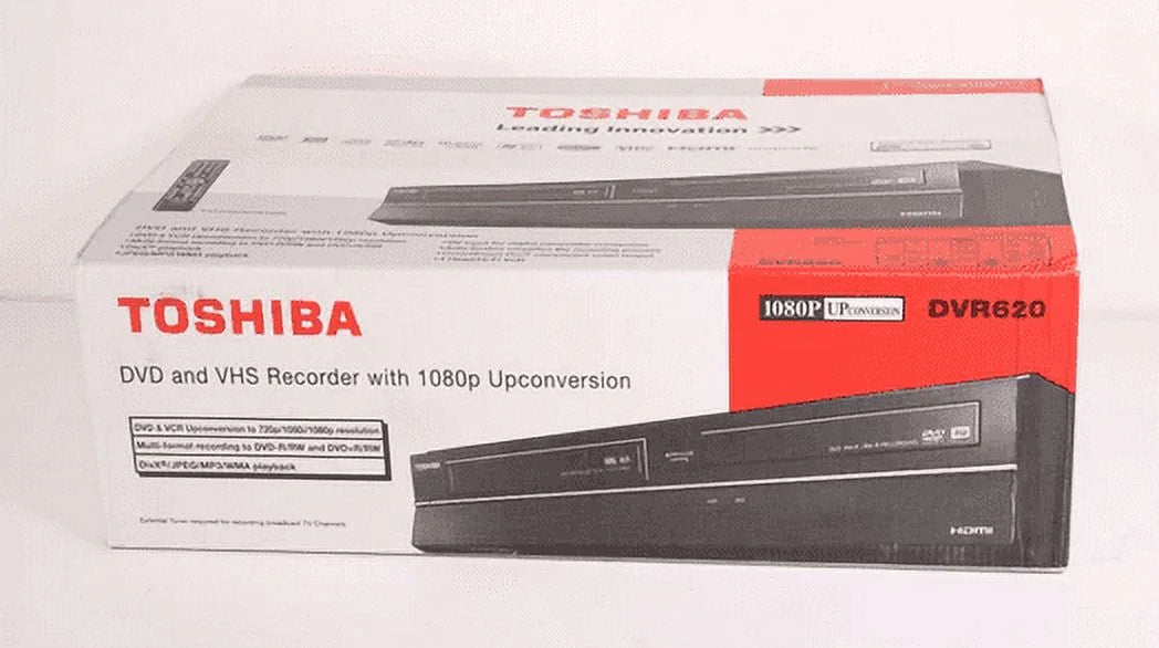 DVD Recorder/VCR Combo Player with 1080p Upconversion W8254