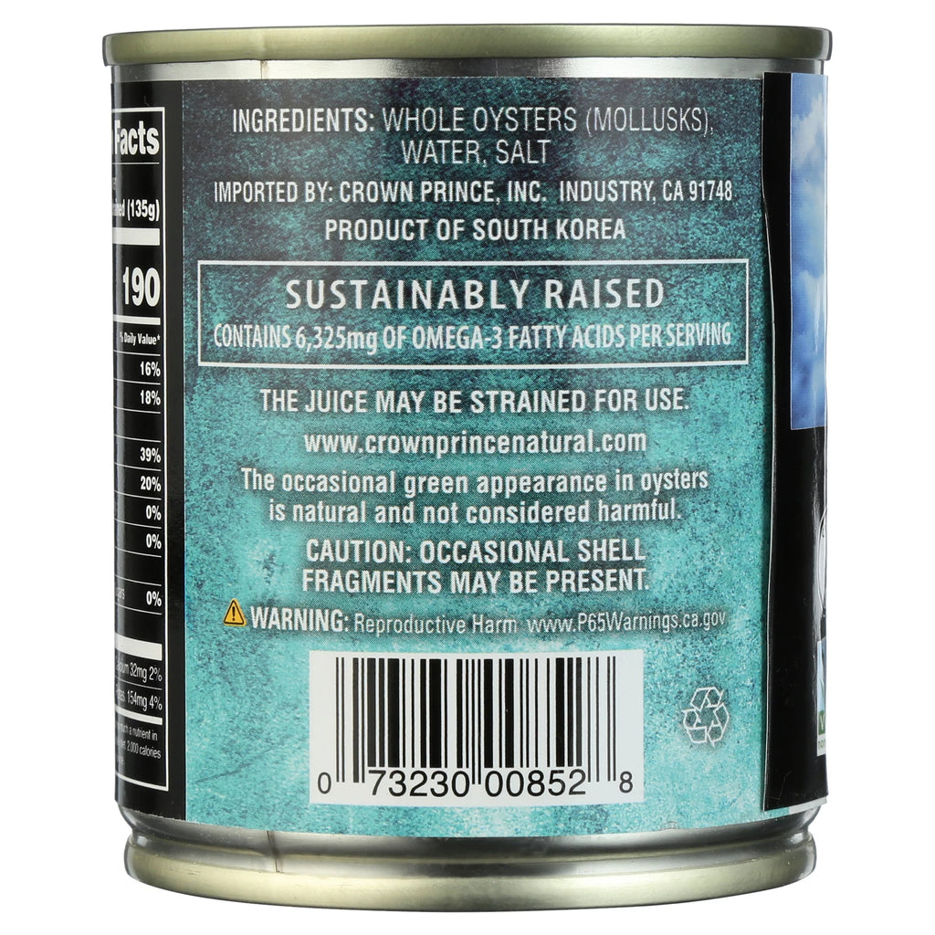 Whole Boiled Oysters T4434