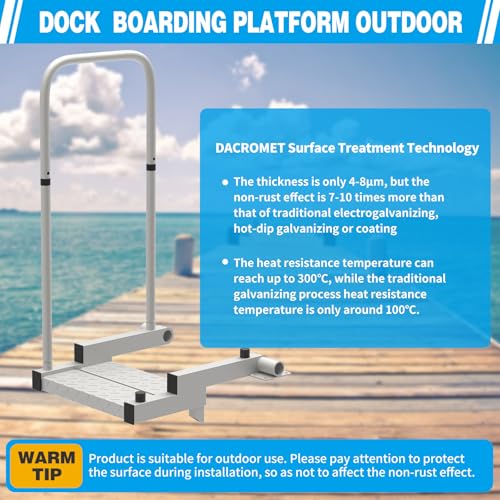 Boat Boarding Platform and Dock Extension for Boat Lifts L10189