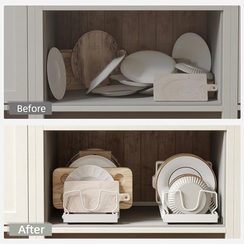Pots and Pans Organizer Under Cabinet with 8 Dividers A1326