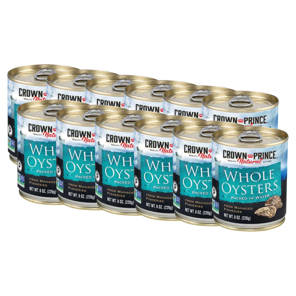 CROWN PRINCE NATURAL SEAFOOD WHOLE BOILED OYSTERS