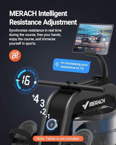 Magnetic Rowing Machine for Home, 16 Levels, Quiet Resistance, 350lbs Capacity Z5255