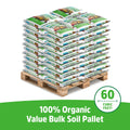 Back to the Roots Organic Potting Mix Pallet, 60 1 Cu. ft. Bags, 1900lb