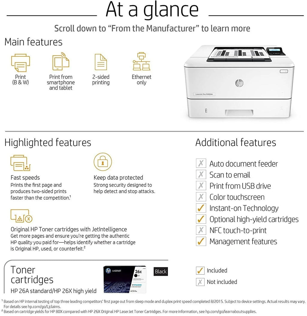 Laser Printer with Ethernet and Double-Sided Printing O80512