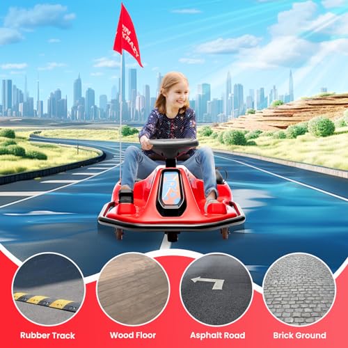 24V Electric Go Kart Drifting Car with 360° Rotation L71704