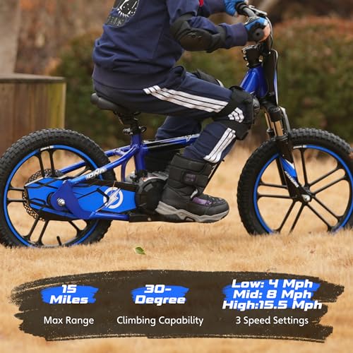 Electric Dirt Bike for Kids Aged 3-6, 170W Motor, 24V Battery, 12IN Tires J8048