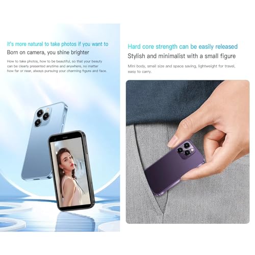 Mini Smartphone 3.0 Inch Unlocked 3G Dual SIM Mobile Phone (Purple) H48606