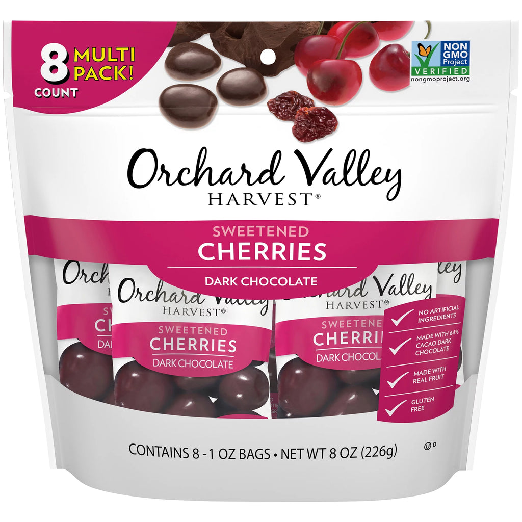 Dark Chocolate Cherries, 1 oz, Non-GMO T1118