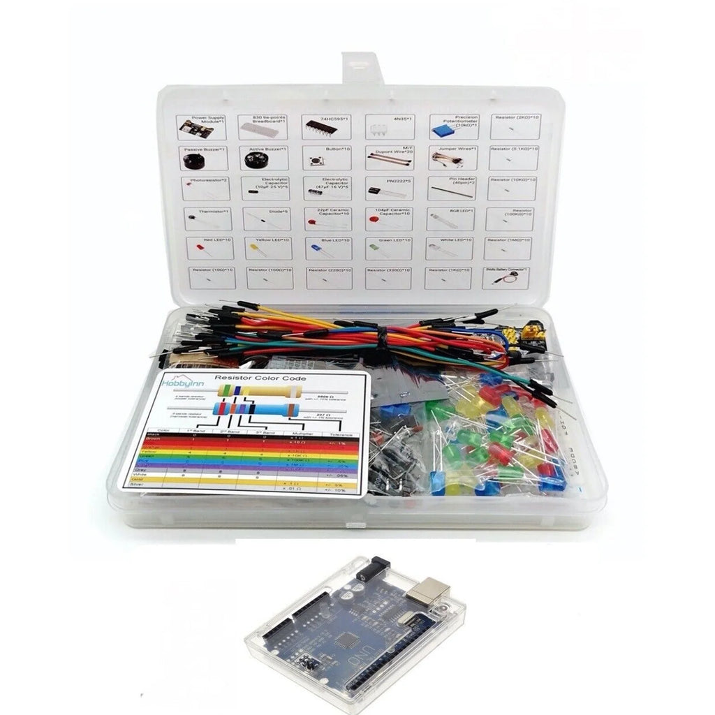 Arealer Electronic Components Kit,Potentiometer Resistor Precision Potentiometer Wire Compatible Wire 830 Supply Wire Resistor Compatible 830 Precision Potentiometer Withchip Potentiometer Tie 830kit