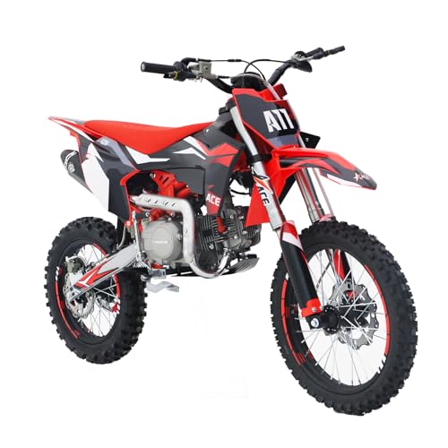 125CC Dirt Bike, 4-Speed Manual Clutch, 17"/14" Tires V202
