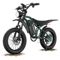 Electric Bike for Adults – 20" Fat Tire, Peak 1200W Motor, 48V 15A Battery, 7-Speed, Dual Disc Brakes for Off-Road and City Riding BG-S
