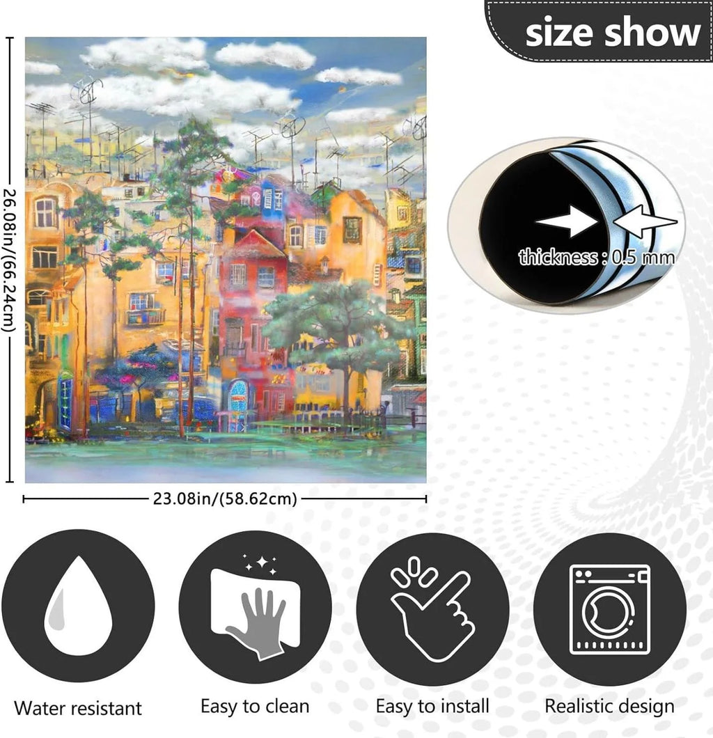 Dishwasher Magnet Cover for Kitchen Appliance Decor I550