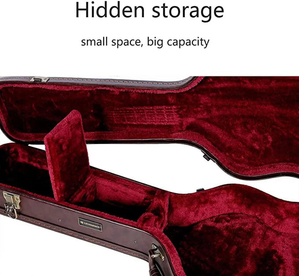 Telecaster and Stratocaster Style Electric Guitar Wooden Hard Case Y44073