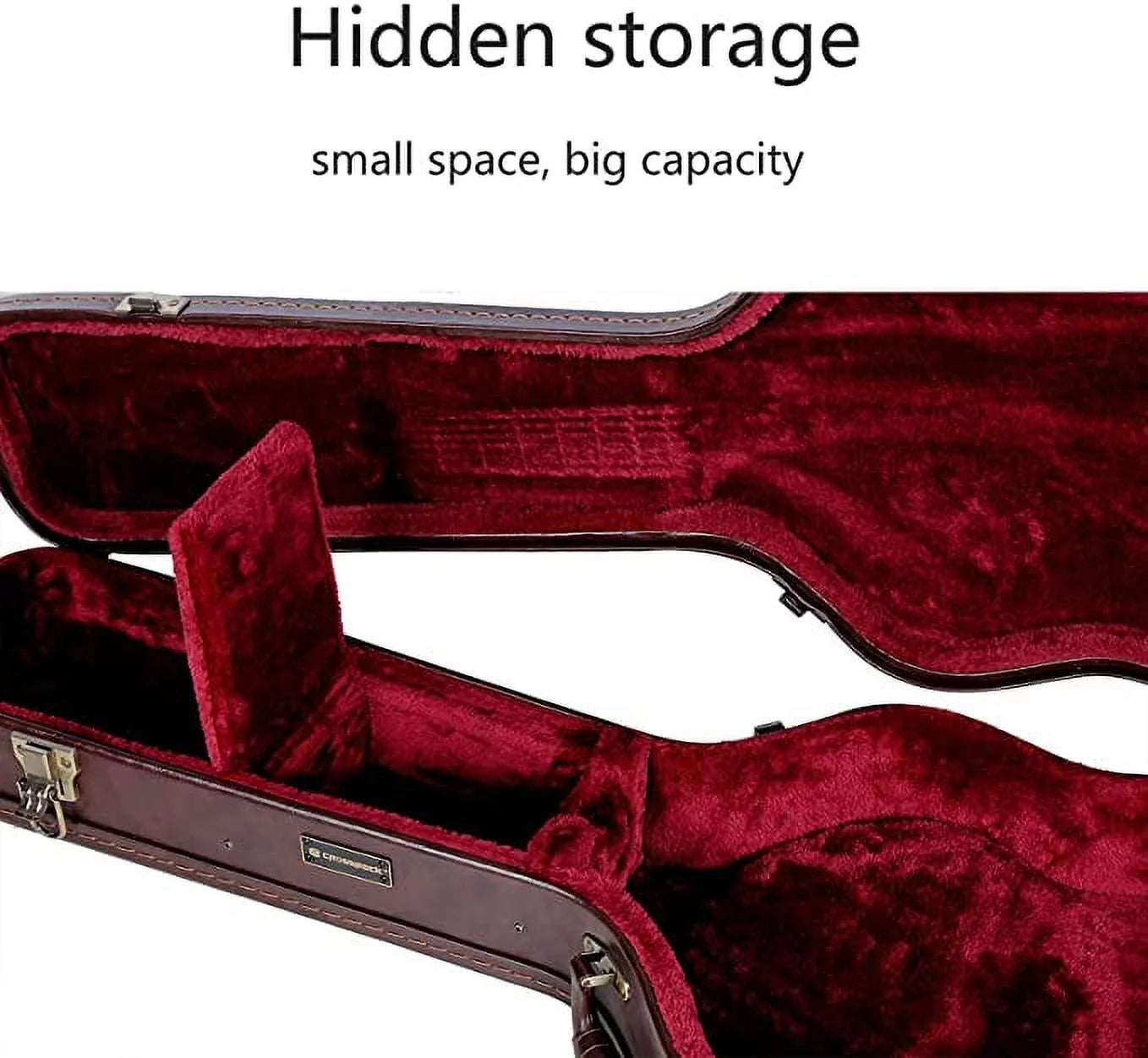 Telecaster and Stratocaster Style Electric Guitar Wooden Hard Case Y44073