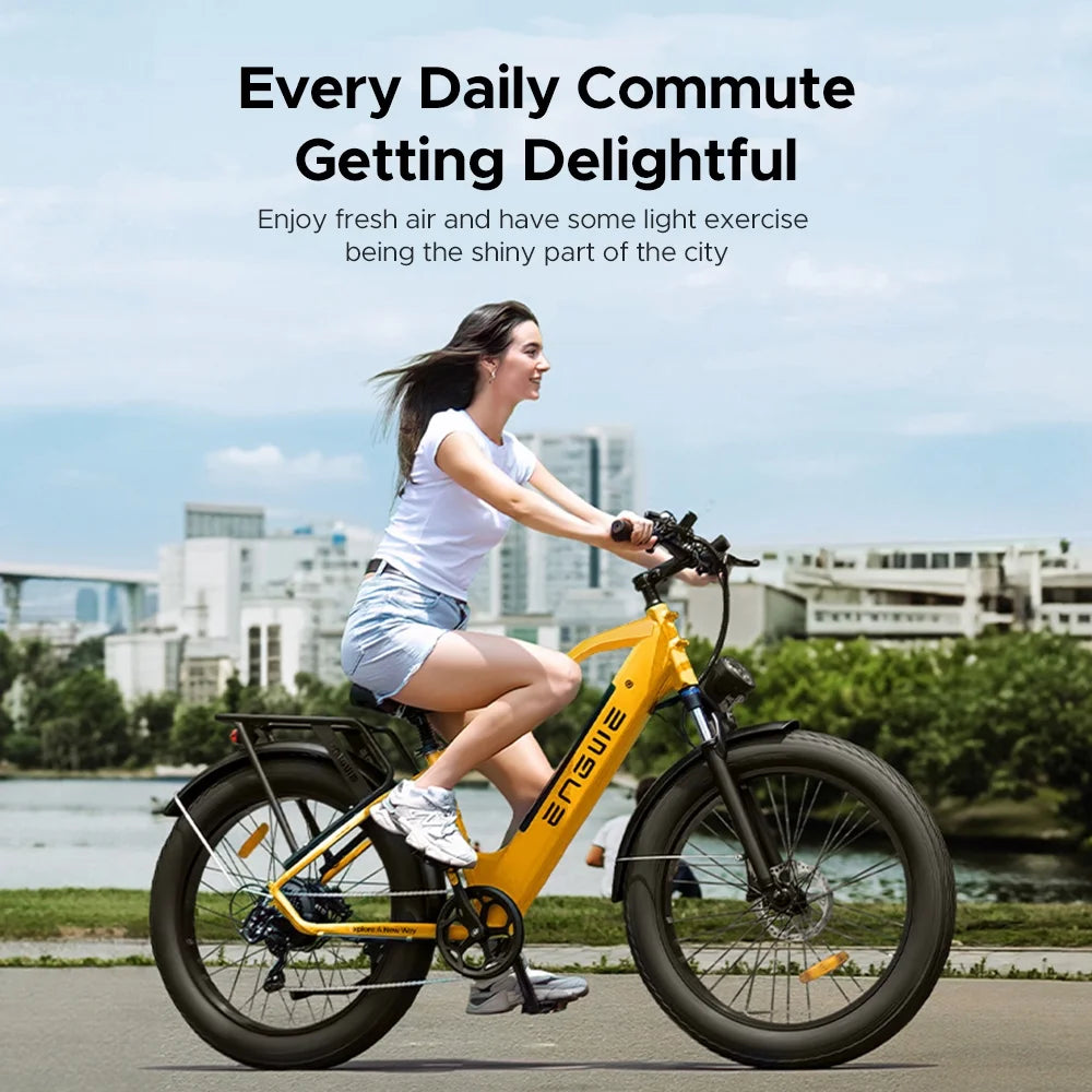 All-Terrain Electric Bike with Dual Suspension E15747