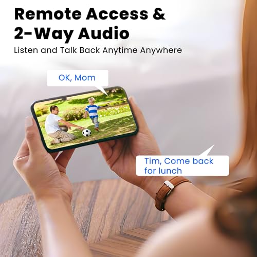 2K Wireless Outdoor Security Camera, Battery Powered, AI Motion Detection, 2-Way Talk X198