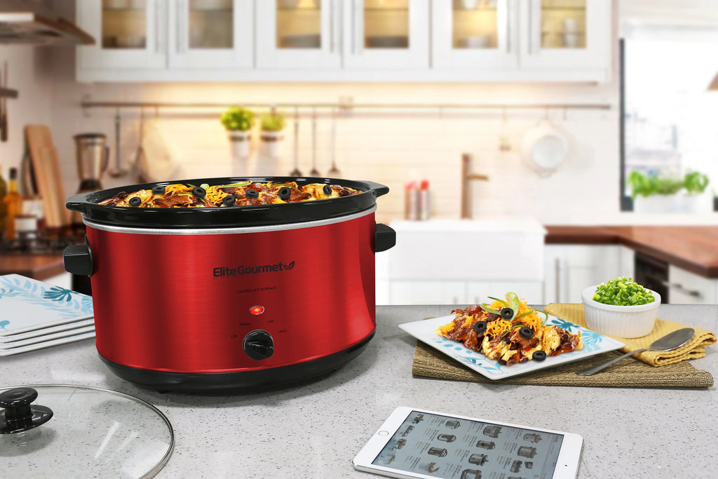 8.5Qt Stainless Steel Slow Cooker B67207