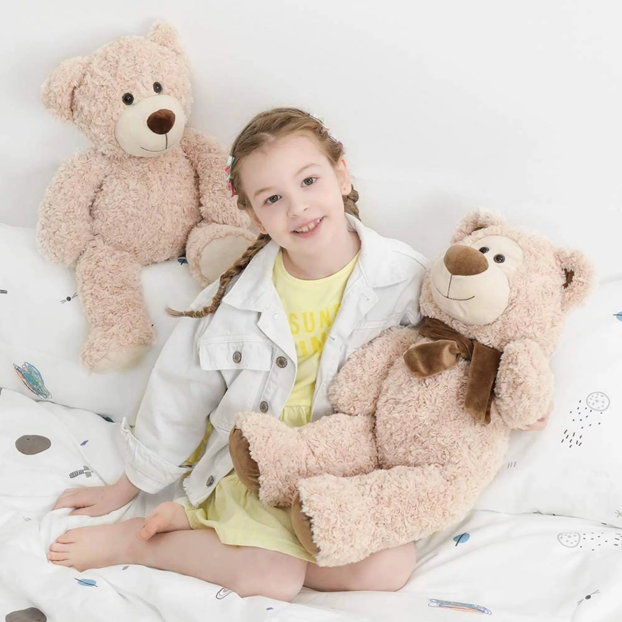Giant Teddy Bear Stuffed Animal Plush Toy Beige 24 Inch P62881