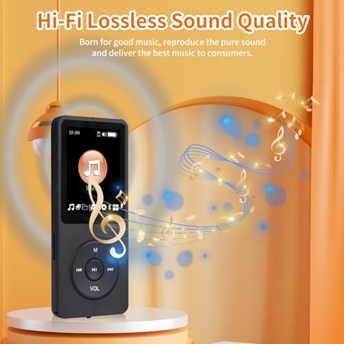 128GB Bluetooth MP3 Player with Speaker, Voice Recorder, Earphones R74070