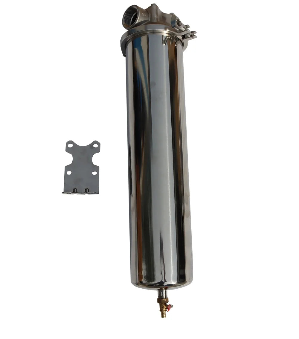 20" Whole House Water Filter Housing 1.5" NPT 304 Stainless Steel L35050